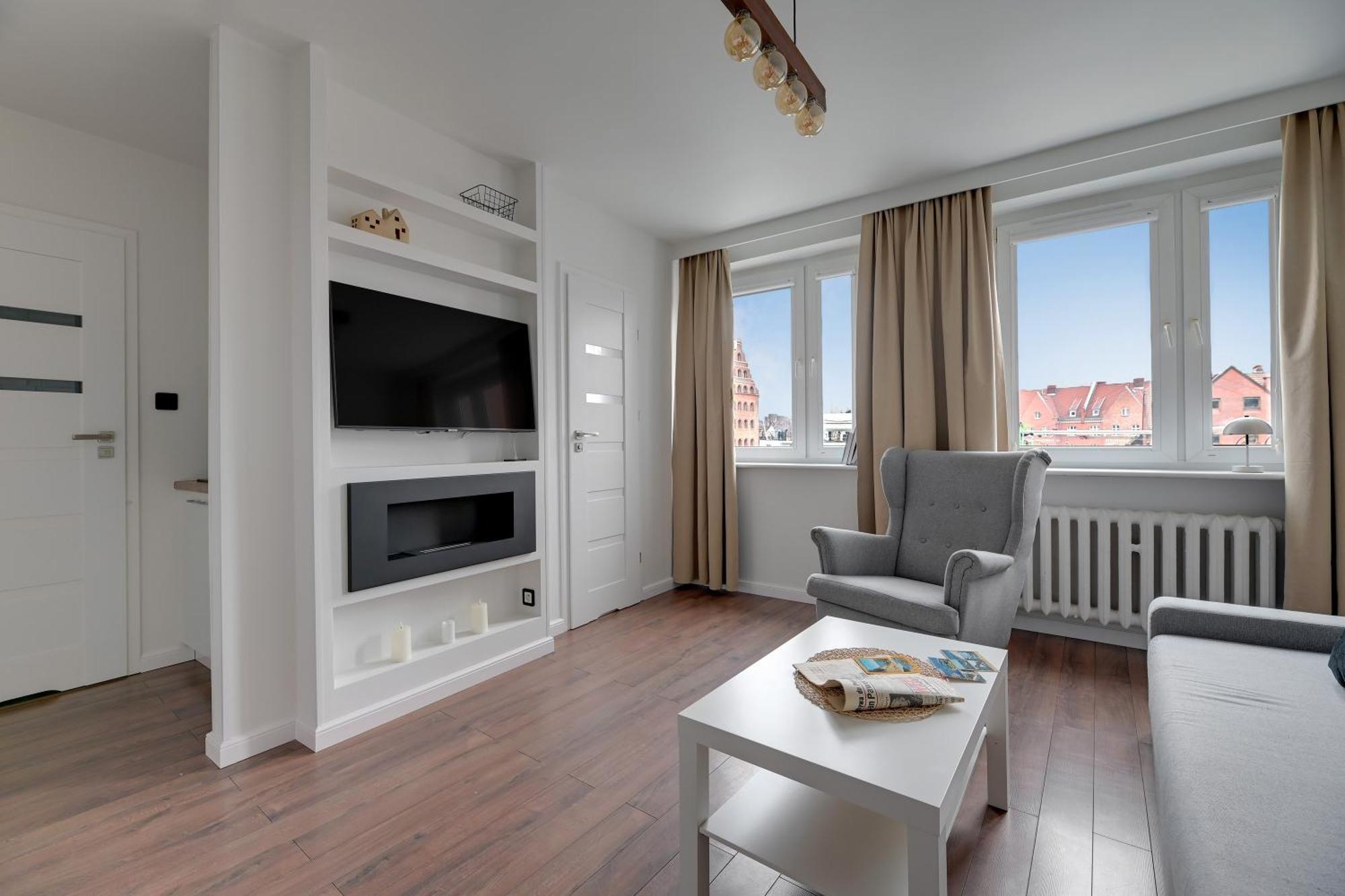 Motlawa Bulvar Residence Z Widokiem Na Rzeke Motlawa By Downtown Apartments Gdańsk Exterior foto
